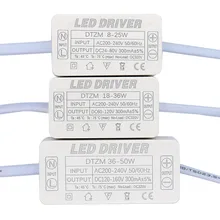 LED Driver Constant Current 300mA Light Transformer 8w-25w 18w-36w 36w-50w AC200-240V For Panel Light Ceiling Fluorescent Light