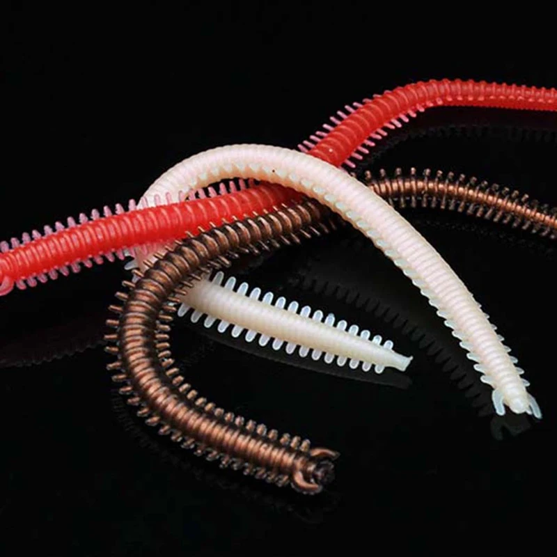 

20 PCS/Lot Fishing Accessories Soft Lure 13cm/2g Worms Artificial Sea Fishing Bait Earth Worm Fishing Lure Tackle