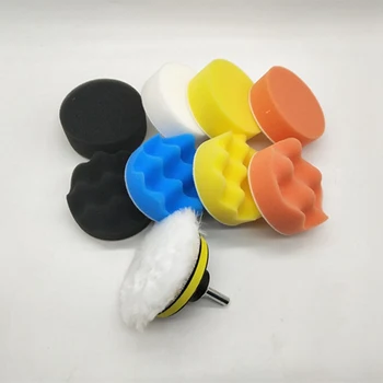 

Car Polishing Disc Waxing Sponge Wheel Wool Wheel Polishing Wheel -QXC-3 Inch 11 Piece Car Polishing Disc Sponge Polishing Wheel