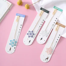 

Creative Binder Bookmark Cute Cherry Blossoms Colorful Leaves Snowflake Design Student Teacher Gift Stationery