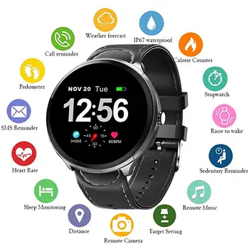 

Smart Sports Watch Blood Pressure Heart Rate Monitoring Pedometer Waterproof Bluetooth Bracelet Calorie Consumption Alarm Clock