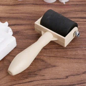 

3.5cm Heavy Duty Hard Rubber Roller Printing Screen Plastic Frame Craft Tool R9JB
