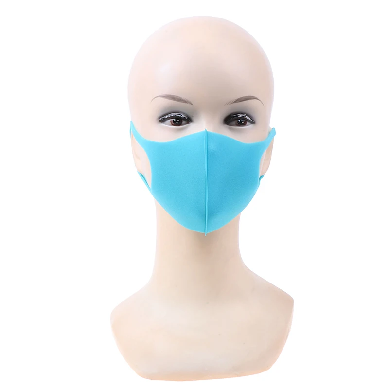 3 шт., детская губчатая маска для лица, Пылезащитная маска для рта, дышащая Пылезащитная маска, многоразовая маска против загрязнения рта, средства для личной гигиены