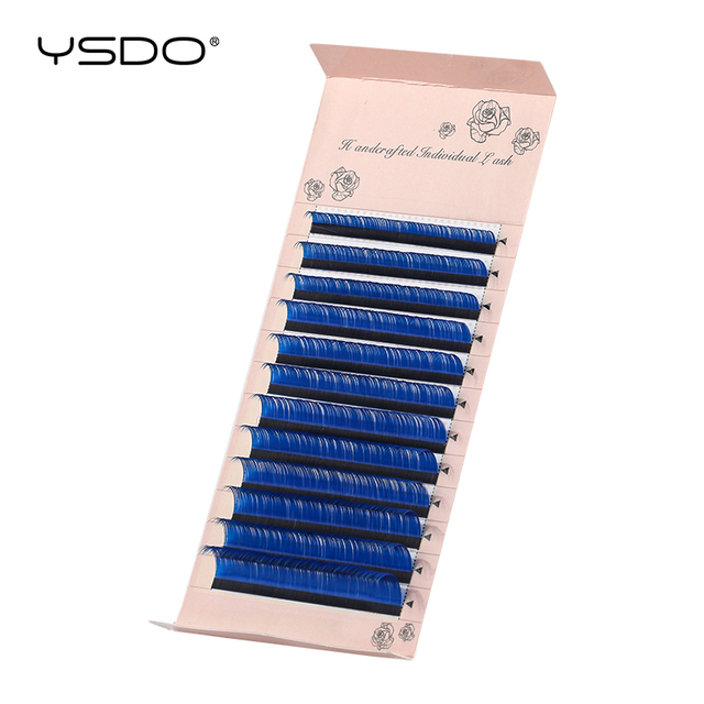 color Russian Volume Eyelashes Extension Curl eyelash extension mink lashes Individual eyelashes makeup tool fake lashes