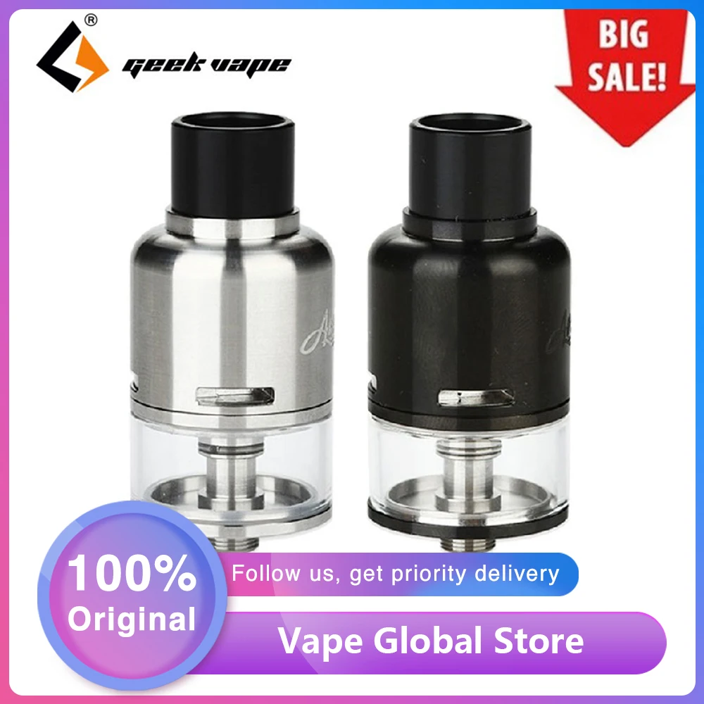 Online Liquidación Geekvape aguacate 24 RDTA atomizador 4ml reconstruible tanque inferior flujo de aire versión Geekvape aguacate RTA atomizador para cigarrillos electrónicos