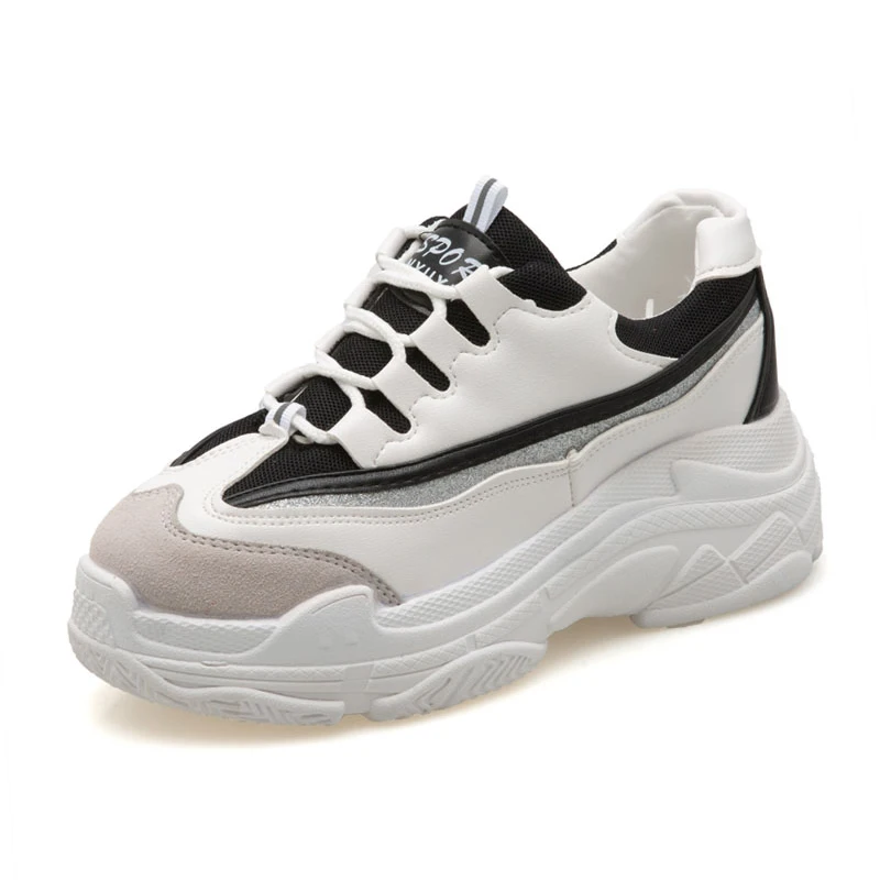 

Women Sneakers 2018 Autumn Fashion Tenis Feminino Vulcanize Breathable Platform Shoes Woman Casual Shoes Women Chunky Sneakers