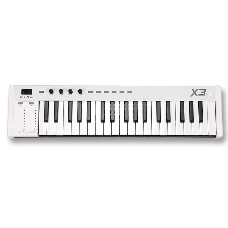 MIDIPLUS MIDI контроллер клавиатуры X2/X3/X4/X6mini 25/37/49/61-ключ USB Профессиональный альт саксофон музыкальные инструменты портативная клавиатура - Цвет: X3 mini