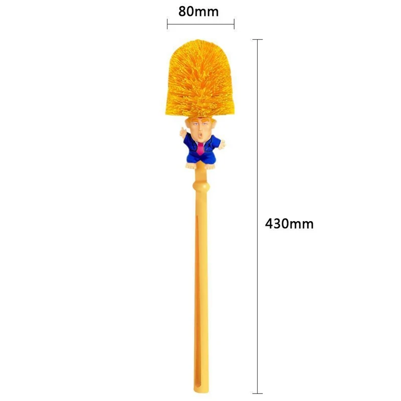 Donald Trump Toilet Brush Bowl Gag Gift Hand Made For Black Friday Home Gift Toy 02