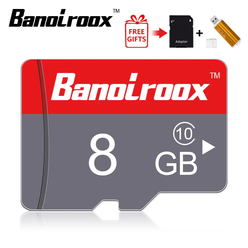 8GB with reader Класс 10, micro sd карта, карта памяти, 64 ГБ, 32 ГБ, 16 ГБ, 8 ГБ, microsd карта, 128 ГБ, 256 ГБ, tarjeta, micro sd, TF карты - Емкость: 8GB with reader