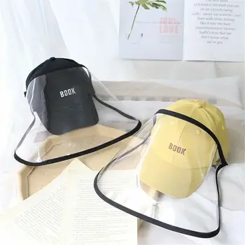

2-6Years Toddler kids Anti-spitting Dustproof Hat Cover Baseball Cap Protective Hat Detach Adjustable