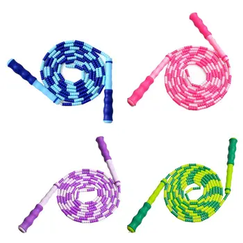 

Soft Beaded Jump Rope, 1 Pack Adjustable Free Segmented Fitness Skipping Rope 667D