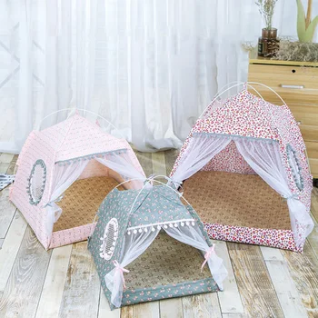 

New Pet bed cat cozy cats products for pets accessories for cat cat nest comfy calming pet beds for small dogs chihuahua tent