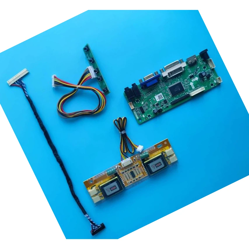 Комплект для CLAA170EA07Q 1280X1024 панель HDMI-совместимая с DVI M.NT68676 4 лампы плата