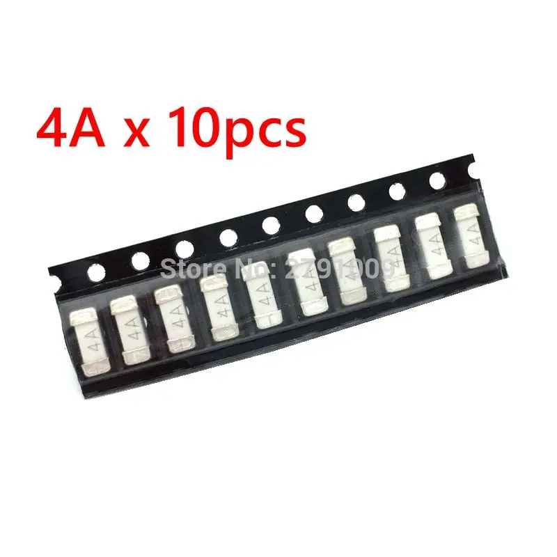 4A 10 шт. 1808 125V 0451 SMD плавкий предохранитель 0.5A 0.75A 1A 2A 3A 4A 5A 6.3A 8A 10A 15A 20A 500MA 750MAultra-rapid предохранители - Цвет: 4A
