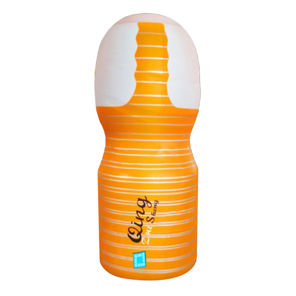 Handheld Male Masturbator Cup Pussy Deep Throat Vacuum Cup Men Massager Aircraft Cup