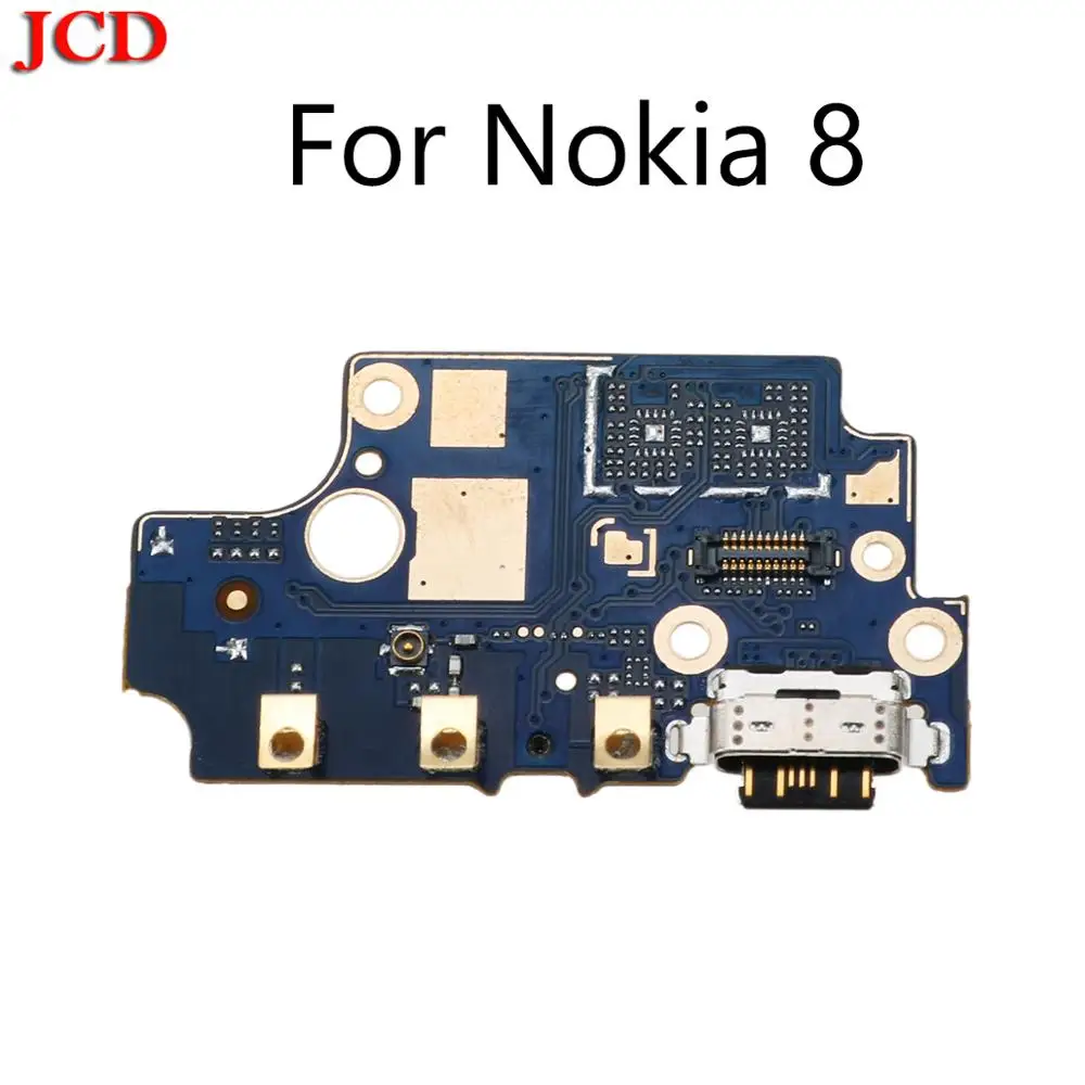 JCD зарядное устройство черз порт USB разъем док-порт микрофон Шлейф плата для nokia 8 ремонт для nokia Flex кабель платы