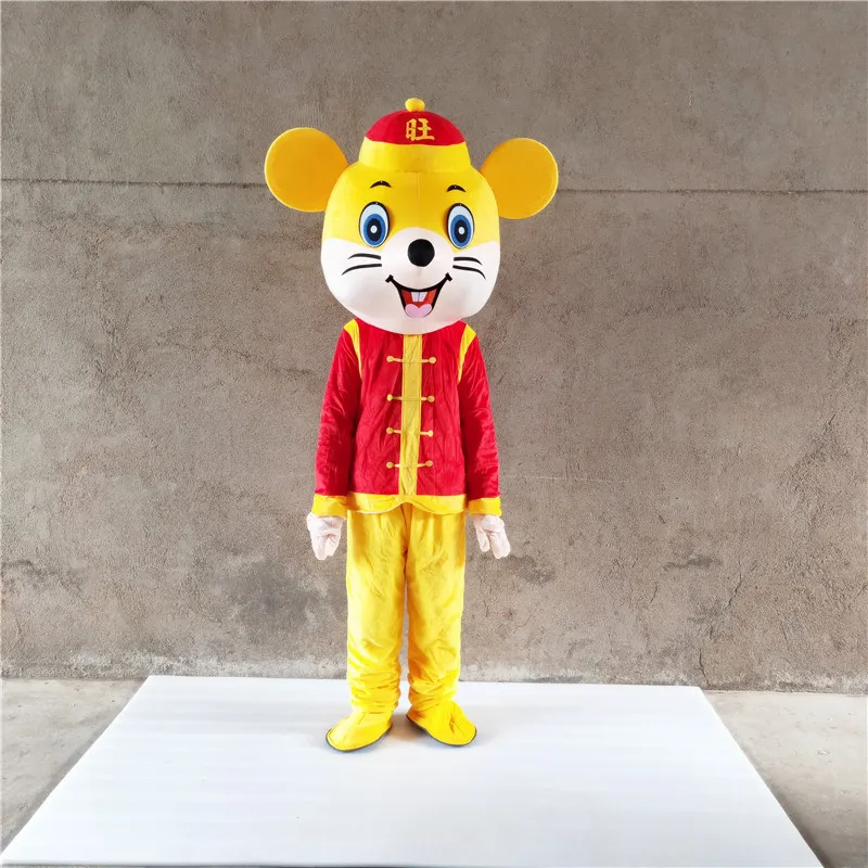 Китайский год Зодиак lucky mouse маскарадный костюм для взрослых Размер для приветственного выступления и Хэллоуин вечерние платья - Цвет: style 7