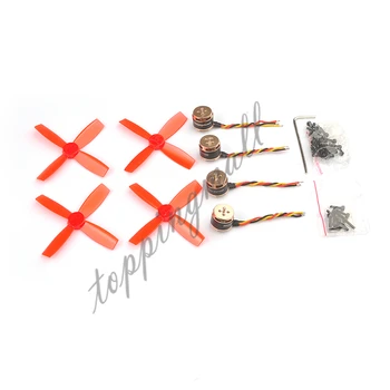 

4pcs SE1104 KV4000 KV6000 KV7500 Brushless Motor with 2pairs 2035 2045 Propellers for FPV Racing Drone RC Quadcopter Multirotor