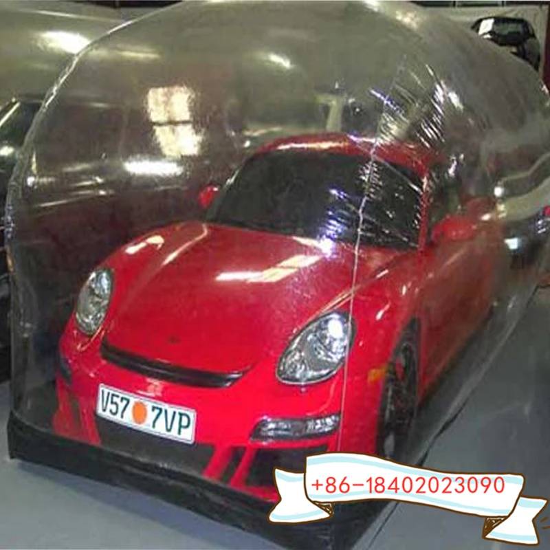 TransparentInflatableVehicleCarCapsuleInflatableCarCoverBubble