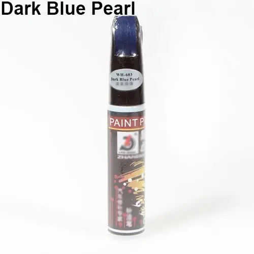 Dark Blue Pearl Профессиональное исправление цвета автомобиля удобное пальто краска Uniervsal Touch Up ручка для удаления царапин ремонт 12 мл carros внешний автомобиль - Цвет: Dark Blue Pearl
