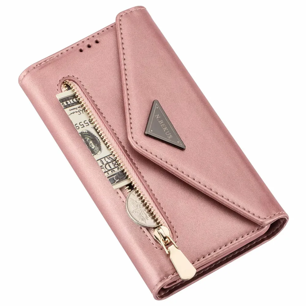 Strap Cord Fold Envelope Wallet Case for Huawei P20 P30 P40 Lite Mate10 Mate20 Pro Y6 Y7 P Smart 2019 Credit Card Phone Cover huawei silicone case