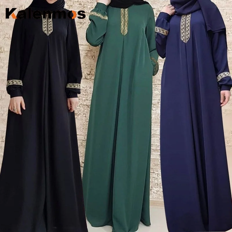 Vtido Abaya árabe Musulmán De Dubái Para Mujer, Kimono Modto Con