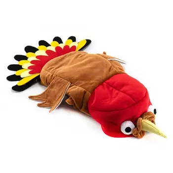 

Halloween Transfiguration Pet Turkey Coat Crossdresser Costume Soft Dog Suit H55A