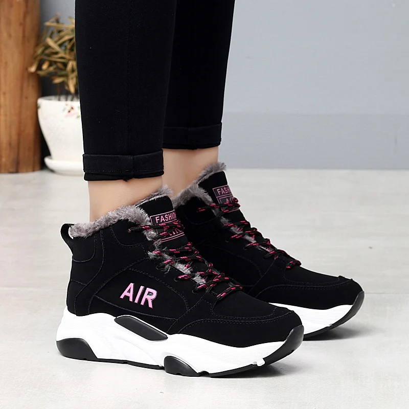 Женская повседневная обувь удобная сохраняющая тепло на вулканизированной