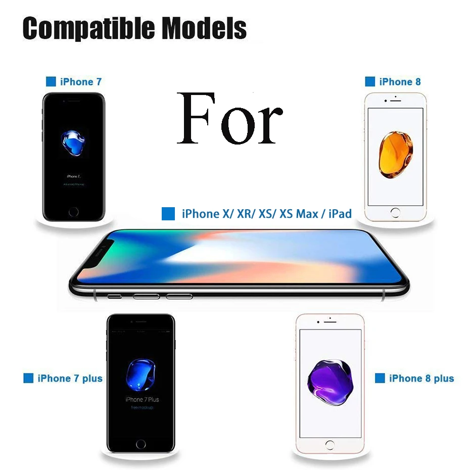 Адаптер IOS для iPhone 7 8 Plus X XS MAX Adaptador iPhone OTG 2 в 1 два порта адаптеры для наушников зарядное устройство аудио сплиттер