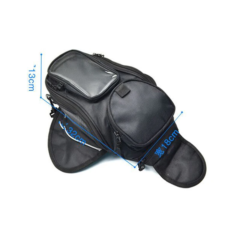 Motocentric 2L Экран большой хранения мотоцикла сумка без ручки масло для мотоциклов топлива Магнитная сумка для мотокросса мотоциклетная сумка без ручки седельная сумка - Название цвета: Черный