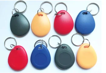 

50pcs/lot UID Changeable IC tag keyfob for mif 1k 13.56MHz Writable mif 0 zero HF ISO14443A Chinese Magic Backdoor Command