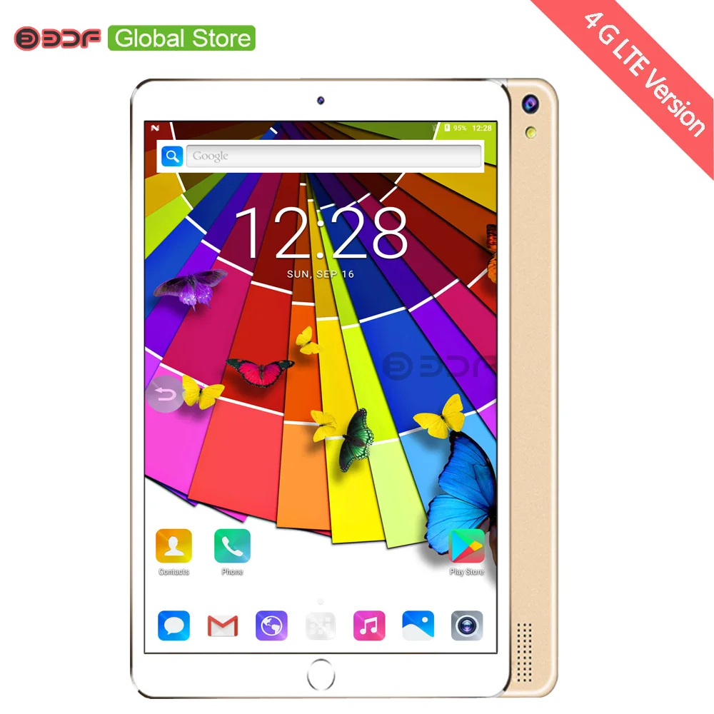 

2020 New Arrivals 10.1 inch Tablet Pc Android 7.0 Google Play Octa Core 4G LTE Phone Call Dual SIM Card WiFi Bluetooth 6GB+64GB