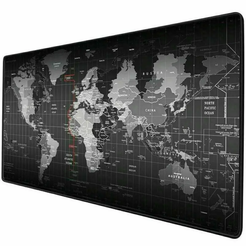 Коврик для настольных игр 90x40 см креативный компьютерный коврик мыши с картой