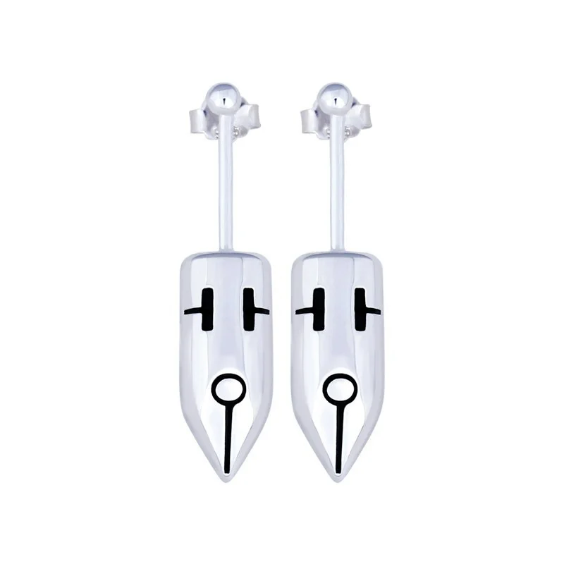 

Wholesale 1 Pcs JoJo's Bizarre Adventure Earrings Japanese Anime Figue Rohan Kishibe Ear Accessories for Women Men Jewelry Gifts