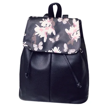 

2020 new PU backpack washed girls backpack fashion backpack ladies travel bag student campus backpack all-match backpack