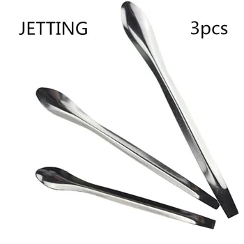 

3pcs/Set Stainless Steel Medicinal Ladle Spoon Chemistry Experiment Pharmacy Lab Use Length 10/12/14cm Material: Stainless Steel