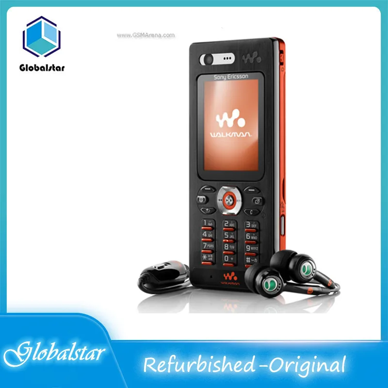 Sony Ericsson W810 Восстановленный-оригинальный 1 9 дюймовый 2MP мобильный W810i W810c телефон