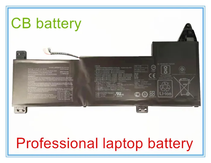 Батарея для 15," 15 K570UD X570UD X570ZD B31N1723, 0B200-02850000 11,4 V 48WH