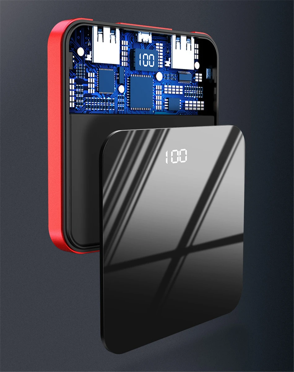 Mi ni power Bank 20000 мАч для iPhone X Xs Max портативный внешний аккумулятор power bank для samsung HUAWEI S9 S8 Note9 Xiaomi mi 9