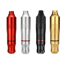 Одна шт Татуировка Вращающаяся ручка гибридная Перманентная тату машинка для макияжа Мощный Тихий мотор питания