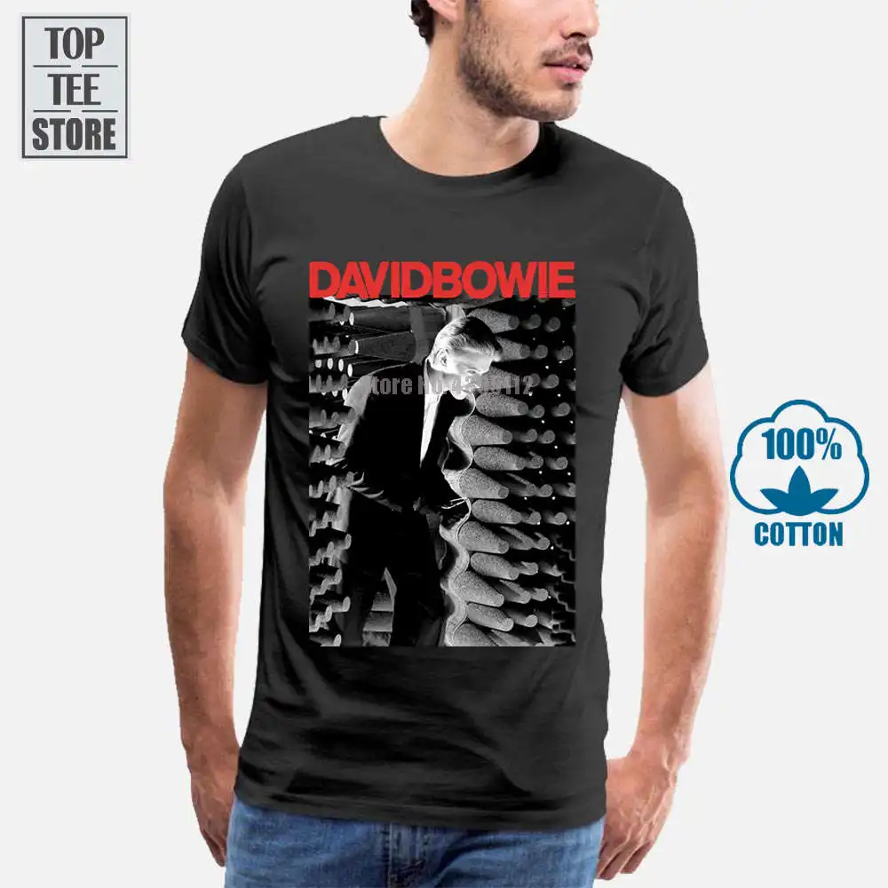 

David Bowie Station To Station Licensed Adult T Shirt Classic Cotton Loose Round Collar Short Sleeve