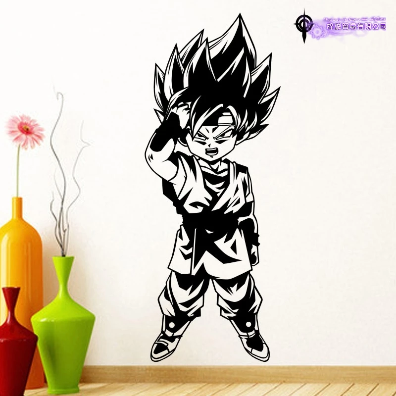 DRAGON BALL Wall Decal Vinyl Son Goku Stickers Decor Home Decorative Decoration Anime Car Sticker