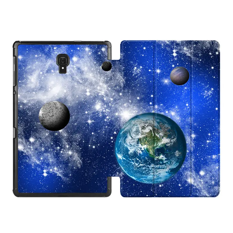 MTT PU кожаный чехол для Samsung Galaxy Tab S4 10,5 дюймов SM-T830 T835 T837 три раза флип-стенд смарт-чехол мультфильм планшет Funda - Цвет: SS18