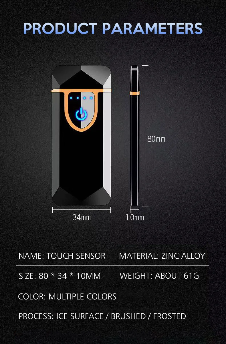 Зажигалка зарядка ветрозащитная сигарета двойная электрическая зажигалка с подключением к USB беспламенные электронные гаджеты для мужчин