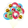 Super Mario Cartoon Theme Kid Birthday Party Supplies Decoration Banner Tableware Baby Shower Decor Disposable Tableware Gift 1