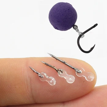 SPECIAL OFFER ❤️ Metal Bait Spike Carp Fishing Accessories Bait Sting Boilies Pin with Clear Rubber Corn Ronnie Hair Rig Carp Feeder Tackle - discount item 34% OFF Sports & Entertainment