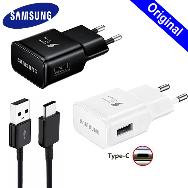 Samsung S10 S8 S9 Plus Fast Charger Power Adapter 9V1.67A Quick Charge Type C Cable for Galaxy A90 A80 A70 A60 A50 A30 Note 8 9 usb c 65w