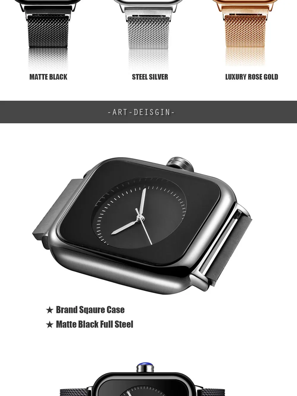 Роскошные Брендовые Часы для женщин, черные, розовые, золотые, с магнитным миланским браслетом, женские часы высокого качества, модные часы, Reloj Mujer