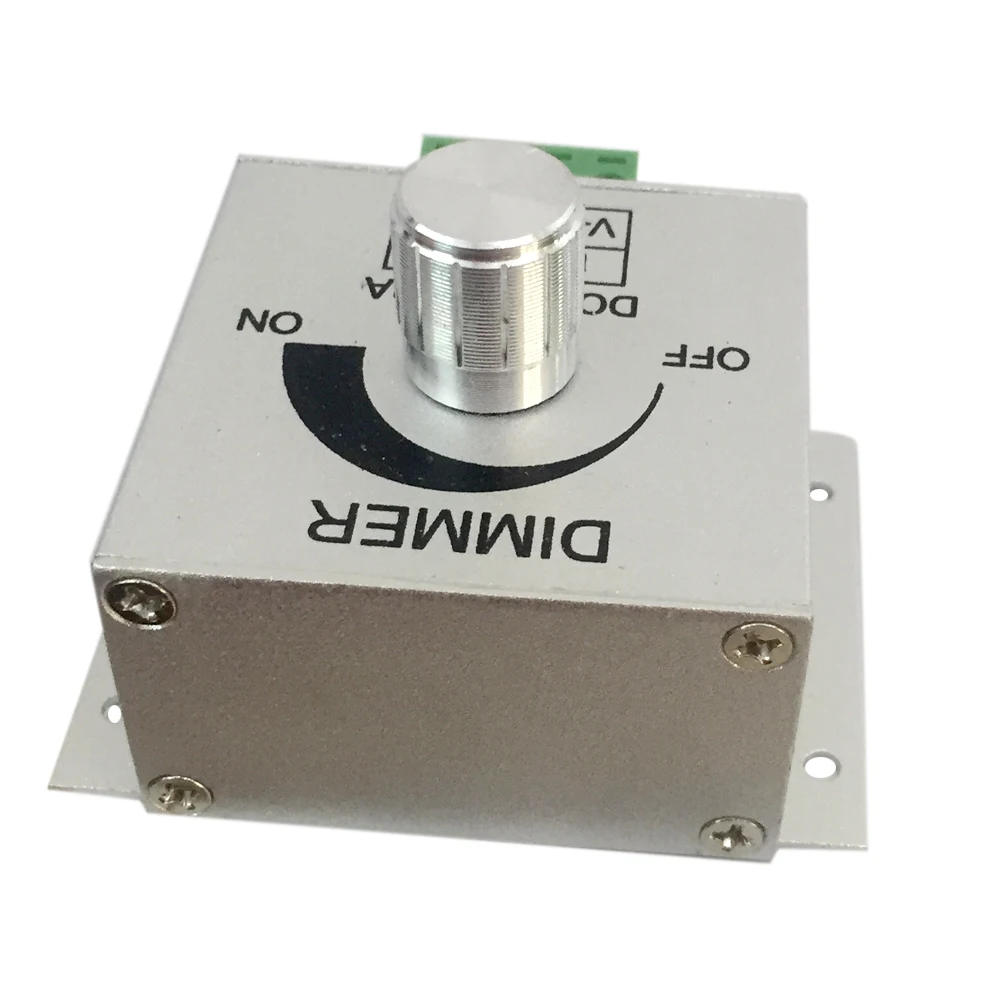 

Free shipping Aluminum DC12-24V 8A LED Strip Dimmer PWM Dimming Controller for LED Lights Lamps or Ribbon Adjustable Control