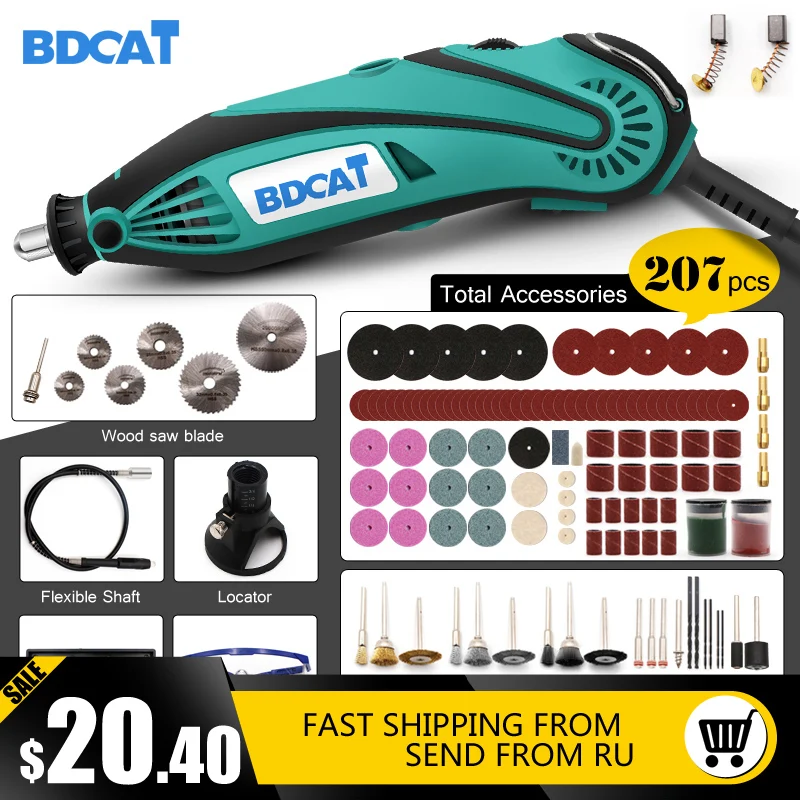 BDCAT New Style Electric Dremel Style Mini Drill polishing machine Variable Speed Rotary Tool With